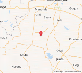 Map of Gadlegaon, Karnataka