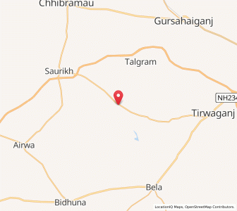 Map of Gadnapur, Uttar Pradesh