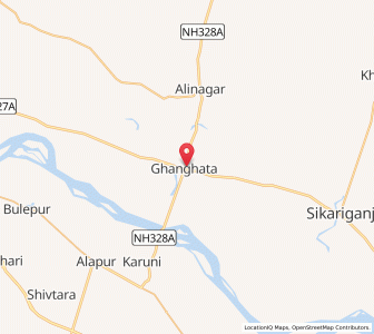 Map of Gagargarh, Uttar Pradesh