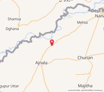 Map of Gaggo Mahl, Punjab