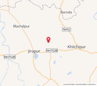 Map of Gagurni, Madhya Pradesh