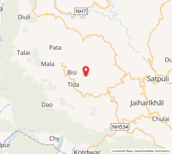 Map of Gahali, Uttarakhand