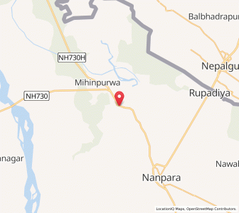 Map of Gaighat, Uttar Pradesh