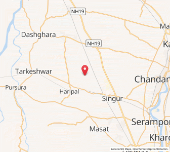 Map of Gaja, West Bengal