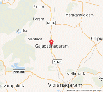 Map of Gajapatinagaram, Andhra Pradesh