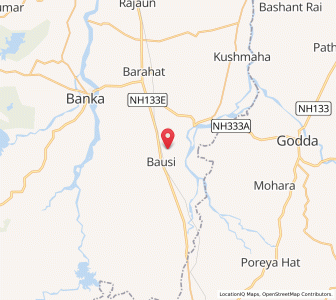 Map of Gajar, Bihar