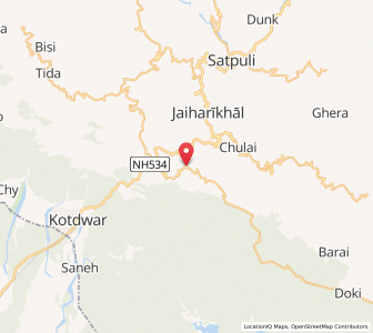 Map of Gajasera, Uttarakhand