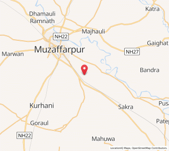 Map of Gajsinghpur, Bihar