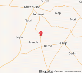 Map of Gajsinghpura, Rajasthan