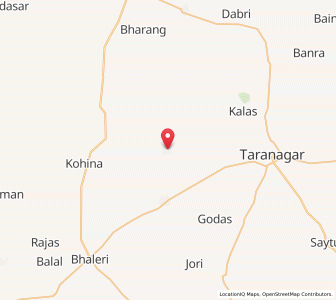 Map of Gajuwas, Rajasthan