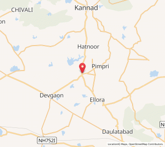 Map of Galleborgao, Maharashtra