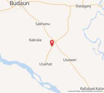 Map of Galtia, Uttar Pradesh