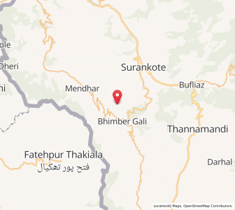 Map of Galutha, Kashmir