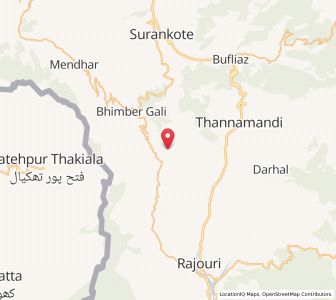 Map of Galuthi, Kashmir