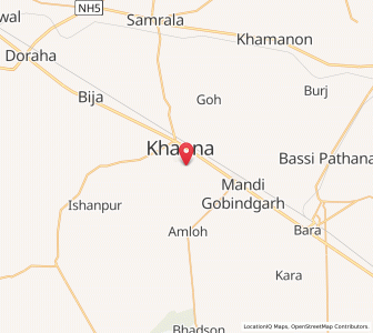 Map of Galwadhi, Punjab