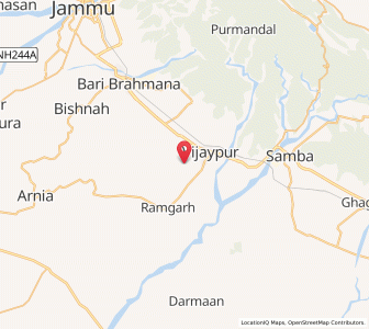 Map of Galwal, Kashmir