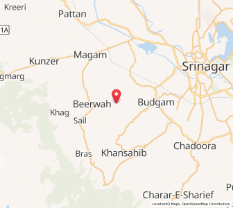 Map of Gamapur, Kashmir