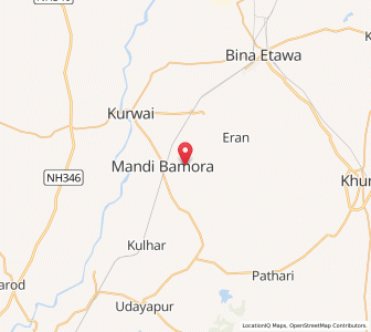 Map of Gambhiriya, Madhya Pradesh