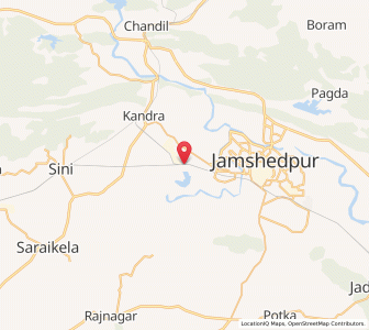 Map of Gamharia, Jharkhand