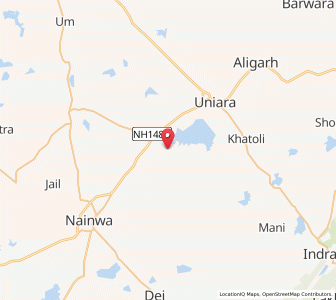Map of Gamira, Rajasthan