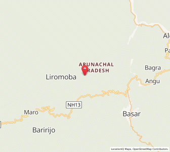 Map of Gamkik, Arunachal Pradesh