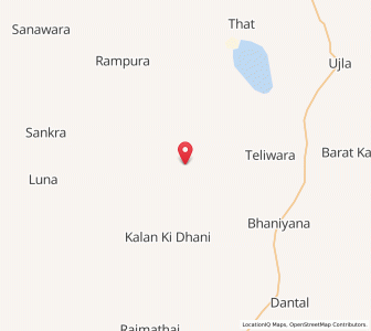 Map of Gamnan Ki Dhani, Rajasthan