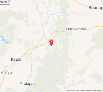 Map of Gamre, Chhattisgarh