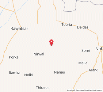 Map of Gandheli, Rajasthan