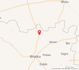 Map of Gandhi Bari, Rajasthan