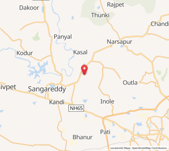 Map of Gandlamasnur, Andhra Pradesh