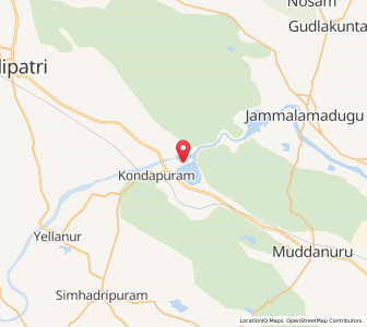Map of Gandluru, Andhra Pradesh