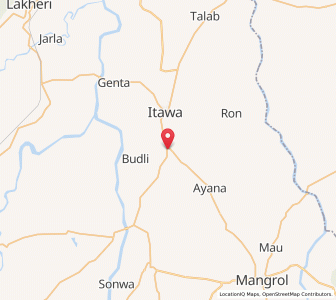 Map of Ganeshganj, Rajasthan