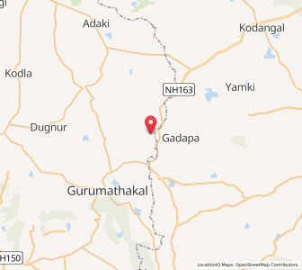 Map of Ganga Ravapalli, Andhra Pradesh