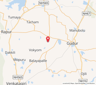 Map of Gangadevepalle, Andhra Pradesh
