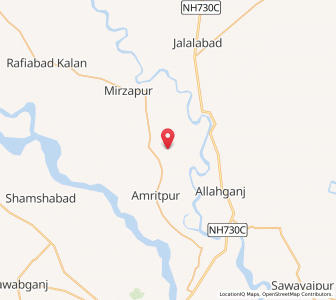 Map of Gangaganj, Uttar Pradesh