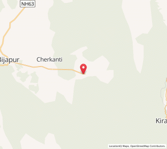 Map of Gangalur, Chhattisgarh