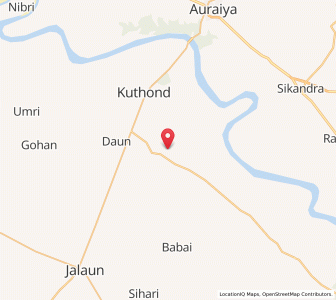 Map of Gangaura, Uttar Pradesh