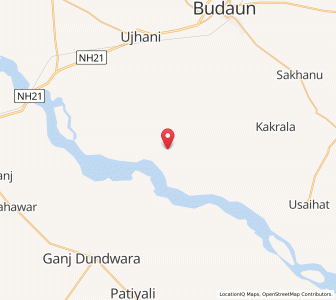 Map of Gangi Nagla, Uttar Pradesh