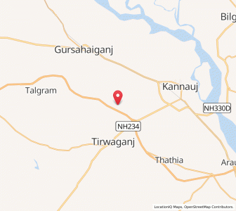 Map of Gangimau, Uttar Pradesh