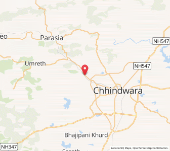 Map of Gangiwara, Madhya Pradesh