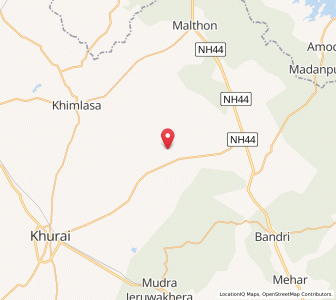Map of Ganguwa, Madhya Pradesh