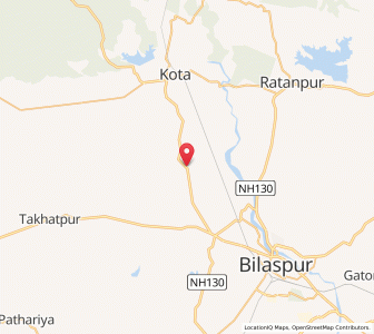 Map of Ganiari, Chhattisgarh