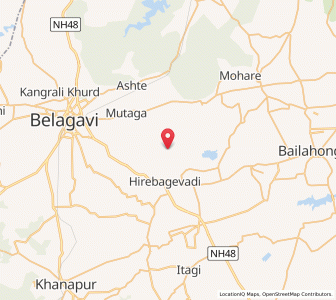 Map of Ganikoppa, Karnataka