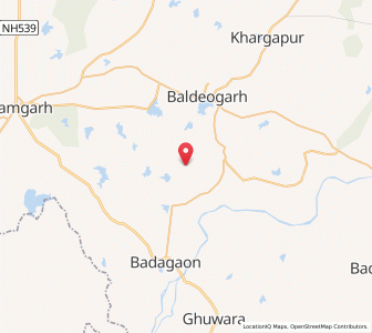 Map of Ganiyari, Madhya Pradesh