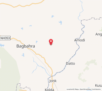 Map of Ganjar, Chhattisgarh