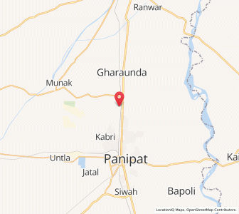 Map of Ganjbar, Haryana