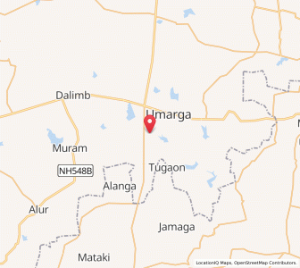 Map of Ganjoti, Maharashtra