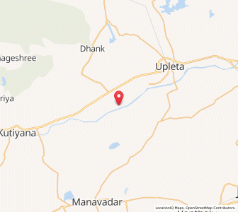 Map of Ganod, Gujarat