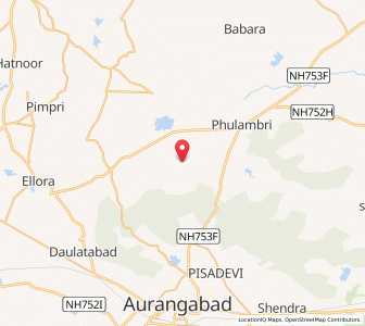 Map of Ganori, Maharashtra