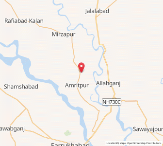 Map of Ganua, Uttar Pradesh